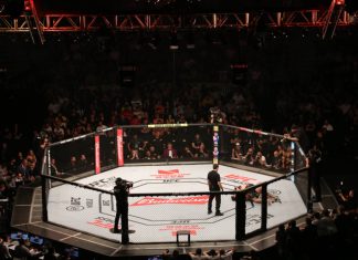 UFC’s du Plessis signs with Betway to inspire African talent UFC Octagon during Fight Night: Brunson vs. Machida in Brazil.