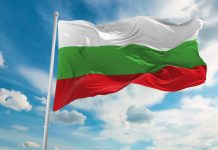 Bulgaria aims to tackle Europe’s match-fixing issues Large Bulgaria flag waving in the wind.