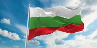Bulgaria aims to tackle Europe’s match-fixing issues Large Bulgaria flag waving in the wind.