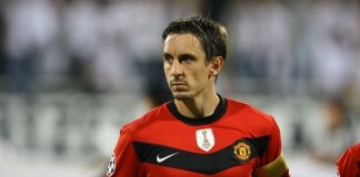 Gary Neville joins Consello Strive UK as Chairman & Partner Gary Neville pictured playing for Manchester United defeated Beşiktaş 1-0 in the Champions League match at Istanbul Beşiktaş İnönü Stadium on 15 September 2009.