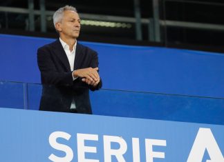 TIM & DAZN strike Serie A deal in ‘renewed market approach’ Italian football Serie A Championship. Prize giving for Juventus FC, winner of the Italian Serie A 2019-20. Fabio Dal Pino, President Lega Serie A.