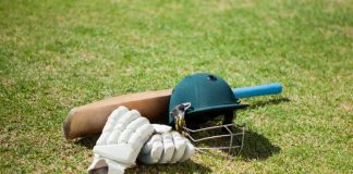 Stuart Broad strikes deal with ‘quirky, smart’ betting brand High angle view of cricket equipment on field during sunny day.