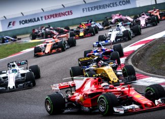 Formula 1 and Sky lock in decade-long broadcast deal Start the F1 race at Formula One Chinese Grand Prix at Shanghai Circuit.