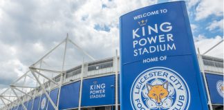 Leicester City signs casino deal to support Premier League return King Power Stadium, home stadium of Leicester city football club.