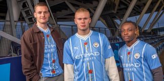 Manchester City & OKX collab on limited edition shirt NFTs credit: OKX/Manchester City
