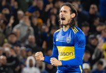 Betano continues LATAM expansion with AFA sponsorship Edinson Cavani celebrates his first goal for Boca Juniors against Platense in the Argentine League Cup.