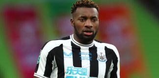 George Harborne: Football clubs’ partners only carry value if seen Allan Saint-Maximin of Newcastle United - Manchester United v Newcastle United, Carabao Cup Final.