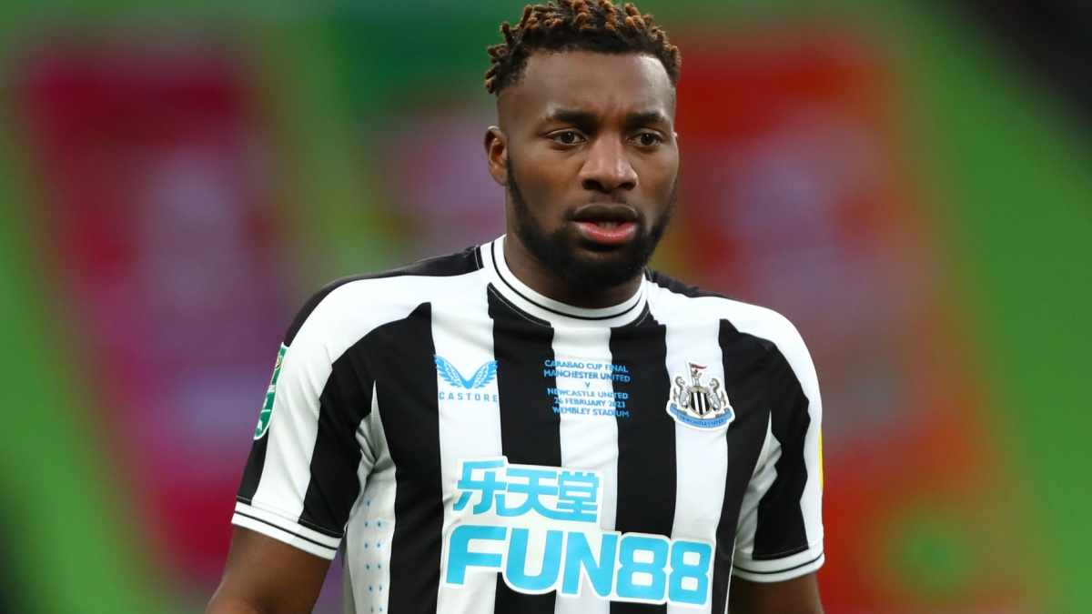 Allan Saint-Maximin of Newcastle United - Manchester United v Newcastle United, Carabao Cup Final.