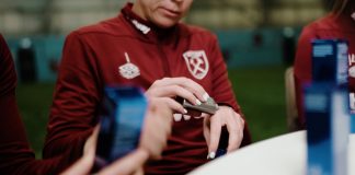 West Ham United ‘protects’ fans with skin cancer campaign Mackenzie Arnold with ZO Skin Health's product.