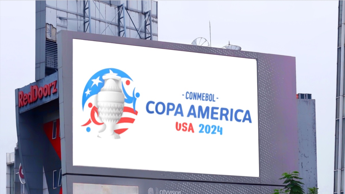 The 2024 Copa América, isinternational men's soccer championship organized by South America's football ruling body CONMEBOL. Copa America USA 2024.