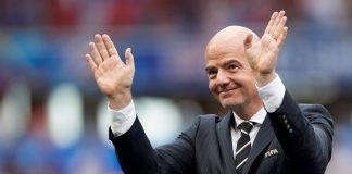 FIFA warns footballers against betting amid growing concerns Gianni Infantino, FIFA President during the 2019 FIFA Women's World Cup France Final match between The United State of America and The Netherlands at Stade de Lyon on 7 July, 2019 in Lyon, France.