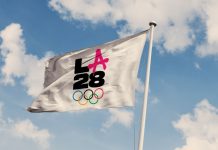 LA28 Olympics emphasises ‘connectivity’ in Cisco partnership A photo illustration of the LA28 Summer Olympic Games logo on a flag.