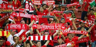 Liverpool bolsters Asian connection with Japan Airlines Fans and supporters show their support for the visiting Liverpool team in their friendly match against Malaysia. Liverpool Football Club from UK is on an Asia tour.