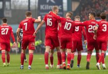 Scottish FA renews BBC and Premier Sports for consistency Dundee, Scotland 6th April 2019 Dundee FC take on Aberdeen FC on game day 33 in the Ladbrokes Scottish Premiership at the Kilmac Stadium at Dens Park.