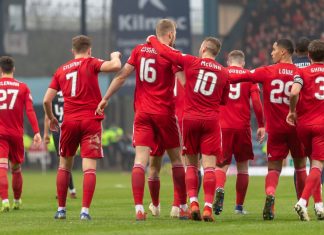 Scottish FA renews BBC and Premier Sports for consistency Dundee, Scotland 6th April 2019 Dundee FC take on Aberdeen FC on game day 33 in the Ladbrokes Scottish Premiership at the Kilmac Stadium at Dens Park.