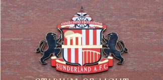 Spreadex offers Sunderland kits without gambling branding The Sunderland Football Club crest adorns the club's home, the Stadium of Light, in Sunderland, England.