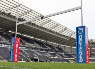 RL Commercial leverages Catalan tie for league wine sponsor A general view inside the MKM Stadium prior to a Betfred Super League rugby fixture featuring Hull FC.