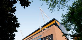 Wolves names DEBET as new shirt sponsor until gambling ban takes effect credit: Shutterstock
