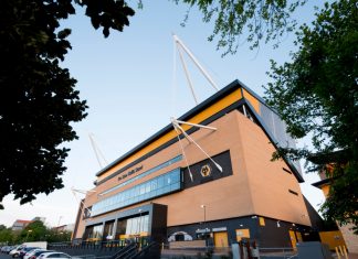 Wolves names DEBET as new shirt sponsor until gambling ban takes effect credit: Shutterstock