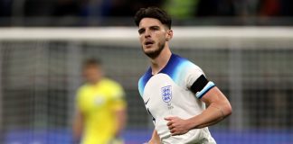 Declan Rice leads Panini’s official EURO 2024 sticker collection campaign credit: Shutterstock