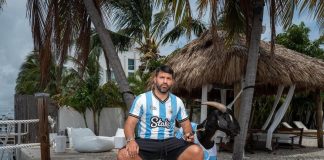 Sergio Agüero hails the ‘GOATs have arrived’ in new Stake marketing campaign credit: Stake