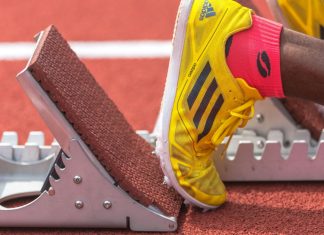 Challenging the IOC: How Enhanced Games plans to change athletics STOCKHOLM, SWEDEN - JUNE 18, 2017: Staring blocks at the IAAF Diamond League in Stockholm.