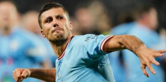 Man City links Bologna to Manchester with C.P. Company deal Rodri Hernandez celebrates after winning the UEFA Champions League 22-23 final match between FC Internazionale and Manchester City FC at Atatuerk Olympic Stadium on June 10, 2023 in Istanbul, Turkey.