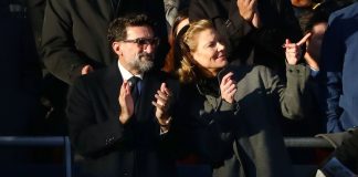 Staveley and Ghodoussi to leave Newcastle United ownership Newcastle United co-owners, Amanda Staveley and Mehrdad Ghodoussi - Manchester United v Newcastle United, Carabao Cup Final, Wembley Stadium, London, UK.