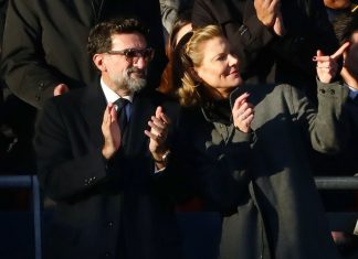 Staveley and Ghodoussi to leave Newcastle United ownership Newcastle United co-owners, Amanda Staveley and Mehrdad Ghodoussi - Manchester United v Newcastle United, Carabao Cup Final, Wembley Stadium, London, UK.