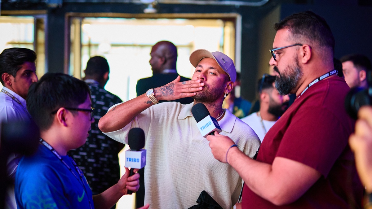 Neymar at the Esports World Cup.