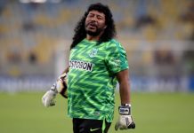 Betsson bolsters Colombian connection with René Higuita René Higuita, legendary colobian goalkeeper, in the Maracanã stadium before the match between Fluminense and Atlético Nacional teams.