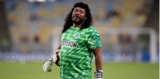 Betsson bolsters Colombian connection with René Higuita René Higuita, legendary colobian goalkeeper, in the Maracanã stadium before the match between Fluminense and Atlético Nacional teams.