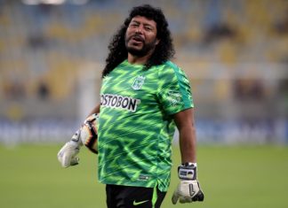 Betsson bolsters Colombian connection with René Higuita René Higuita, legendary colobian goalkeeper, in the Maracanã stadium before the match between Fluminense and Atlético Nacional teams.