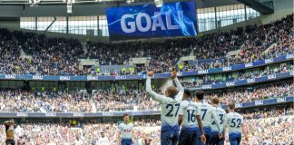 Spurs emphasises ‘responsible gambling’ in BetMGM agreement Lucas Mora of Tottenham Hotspur during the Premier League between Tottenham Hotspur and Huddersfield Town at Tottenham Hotspur Stadium.