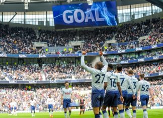 Spurs emphasises ‘responsible gambling’ in BetMGM agreement Lucas Mora of Tottenham Hotspur during the Premier League between Tottenham Hotspur and Huddersfield Town at Tottenham Hotspur Stadium.