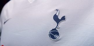 Spurs unleash the Kraken with new crypto sponsorship Close-Up on Logo of Tottenham Hotspur Football Club on an official 2021 jersey on September 24, 2021.