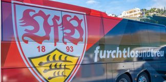 ‘A gateway from Asia to Europe’ – Dean Akinjobi’s inside view into Stuttgart’s latest casino deal VfB Stuttgart official team bus.