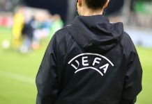 Report: UEFA looking for new betting partner as bwin pulls out of extension talks official UEFA assistant referee during UEFA Champions League game at AOK Stadion