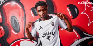 Salford City FC reveals Fireball Whisky as front-of-shirt sponsor credit: Salford City FC