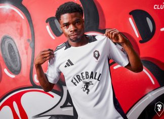 Salford City FC reveals Fireball Whisky as front-of-shirt sponsor credit: Salford City FC