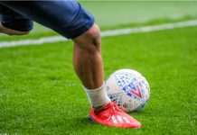 Lincoln City’s Duffy fined £4,000 for betting breaches London, UK - April 06 2019: A ball of football during the EFL Sky Bet Championship at The Den, London, England.