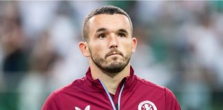 John McGinn voices schedule concerns amid FIFA venue reveal UEFA Europa Conference League group stage match, Legia Warszawa vs Aston Villa F.C. 3:2 o.p: John McGinn of Aston Villa.