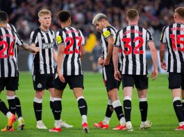 Why do Newcastle United keep missing out on their transfer targets? Newcastle United players celebrate after scoring a goal during the Exhibition match between Tottenham and Newcastle United at the MCG on May 22, 2024 in Melbourne, Australia.