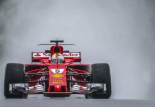 Ferrari confirms UniCredit deal after Santander exit Sebastian Vettel of Germany driving the (5) Scuderia Ferrari SF70H on track during practice for the Malaysia Formula One Grand Prix at Sepang Circuit.