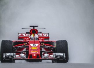 Ferrari confirms UniCredit deal after Santander exit Sebastian Vettel of Germany driving the (5) Scuderia Ferrari SF70H on track during practice for the Malaysia Formula One Grand Prix at Sepang Circuit.