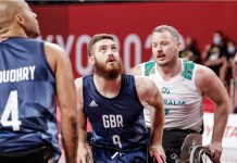 ParalympicsGB renews Adidas deal after Paris games success Tokyo, Japan, August 30th 2021, Tokyo 2020 Paralympic games, Men's wheelchair basketball. Australia VS Great Britain. 9 KNOWLES Tristan.
