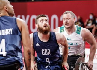 ParalympicsGB renews Adidas deal after Paris games success Tokyo, Japan, August 30th 2021, Tokyo 2020 Paralympic games, Men's wheelchair basketball. Australia VS Great Britain. 9 KNOWLES Tristan.