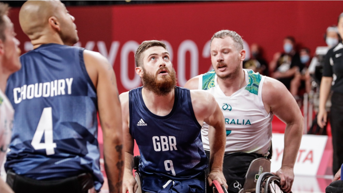 Tokyo, Japan, August 30th 2021, Tokyo 2020 Paralympic games, Men's wheelchair basketball. Australia VS Great Britain. 9 KNOWLES Tristan.