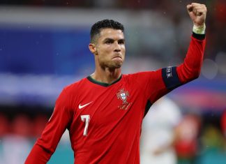 Cristiano Ronaldo is Forbes’ highest paid football player for 2024 credit: Shutterstock