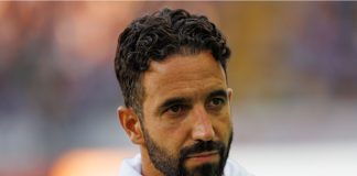 Manchester United Q1: ‘headcount reductions remain on track’ Aveiro, Portugal - 08 03 2024: Ruben Amorim during Supertaca Candido de Oliveira 2024 game between teams of Sporting CP and FC Porto at Estadio Municipal de Aveiro.